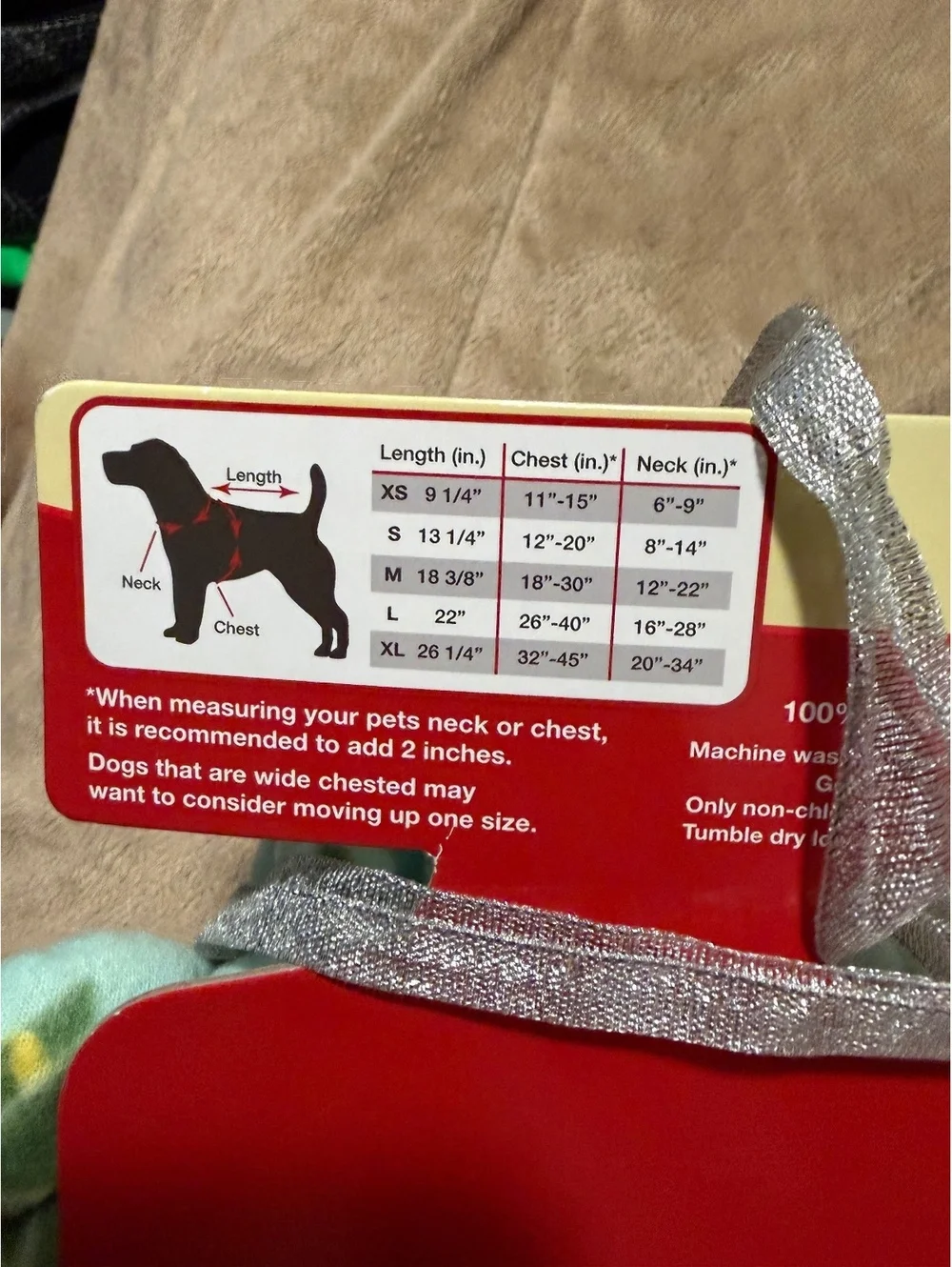 Heart to Tail Medium Christmas Tree Print Pet Pajama